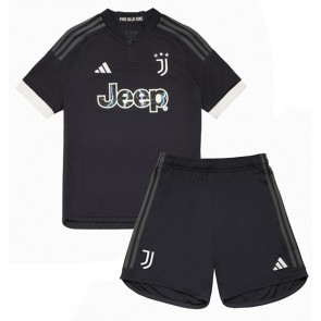 Juventus babykläder Tredje Tröja barn 2023-24 Korta ärmar (+ Korta byxor)